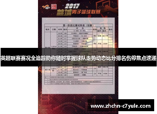 英超联赛赛况全追踪助你随时掌握球队走势动态比分排名伤停焦点速递